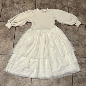 Ivy City Co Winter White Formal Holiday Kids Dress